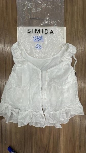 áo bbd bèo ngực trắng 