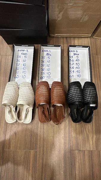  giày rọ đai sau nâu 40 