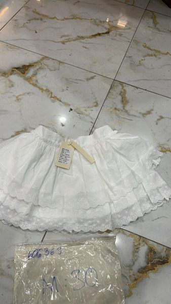  CV mini tầng boi ren trắng S 