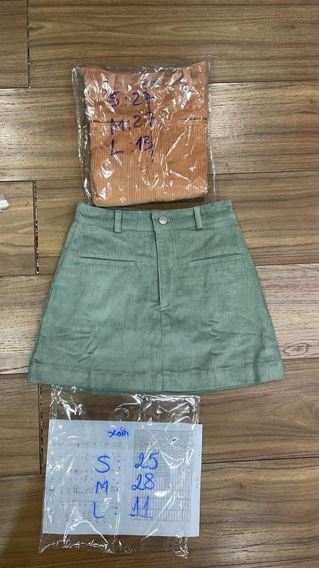  CV nhung túi mổ xanh mint M 