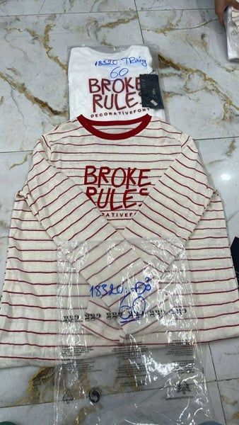  áo thun TD broke rule trắng 