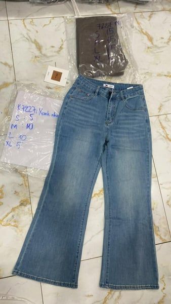  quần jeans loe K7227 nâu S 