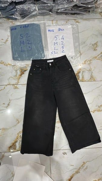  quần jeans lửng 99056 xanh S 