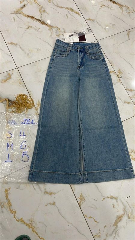  Quần jeans E281 xanh M 