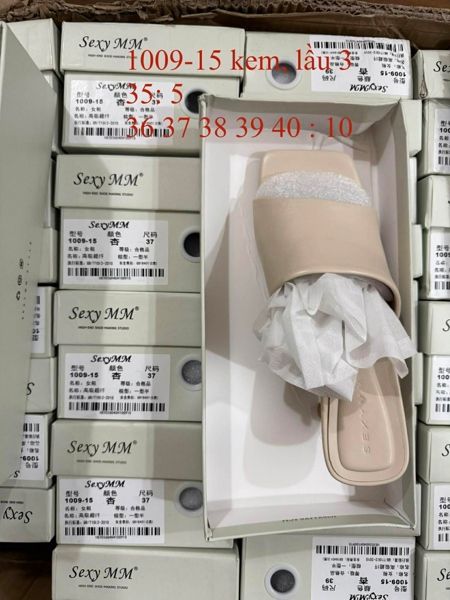  guốc 5cm nâu 37 