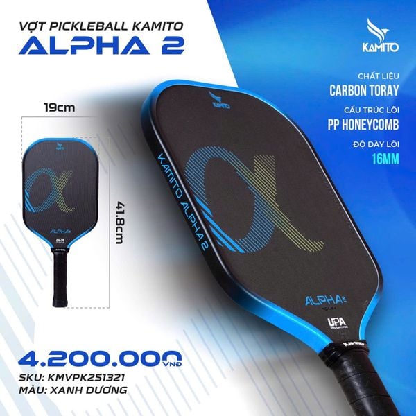  Vợt Pickleball KAMITO ALPHA 2 