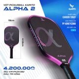  Vợt Pickleball KAMITO ALPHA 2 