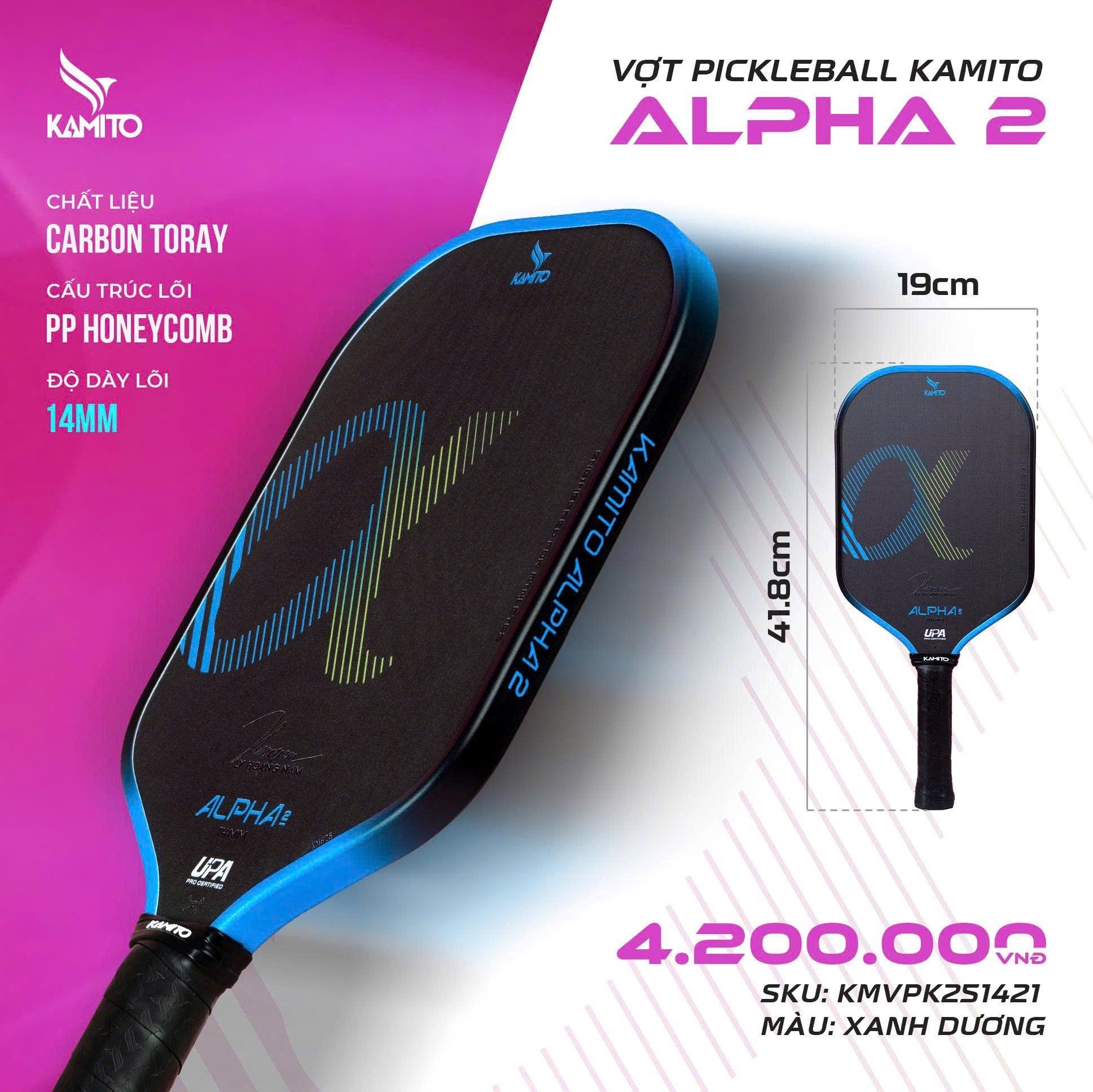 Vợt Pickleball KAMITO ALPHA 2 