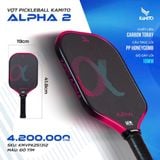  Vợt Pickleball KAMITO ALPHA 2 