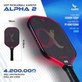  Vợt Pickleball KAMITO ALPHA 2 