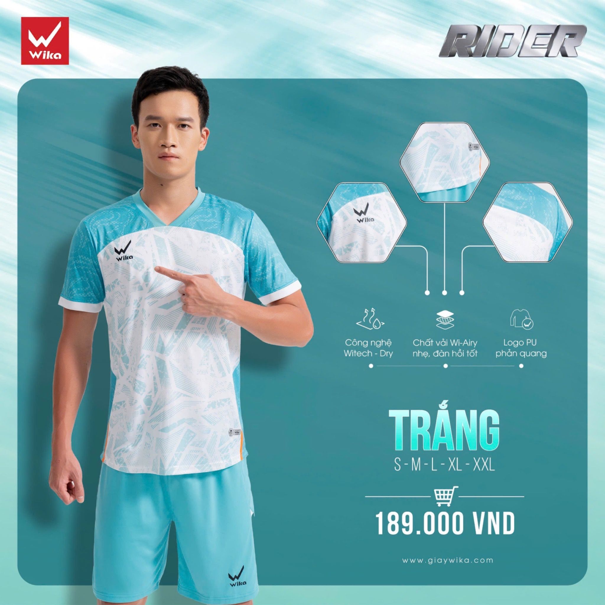  Bộ bóng đá WIKA RIDER 