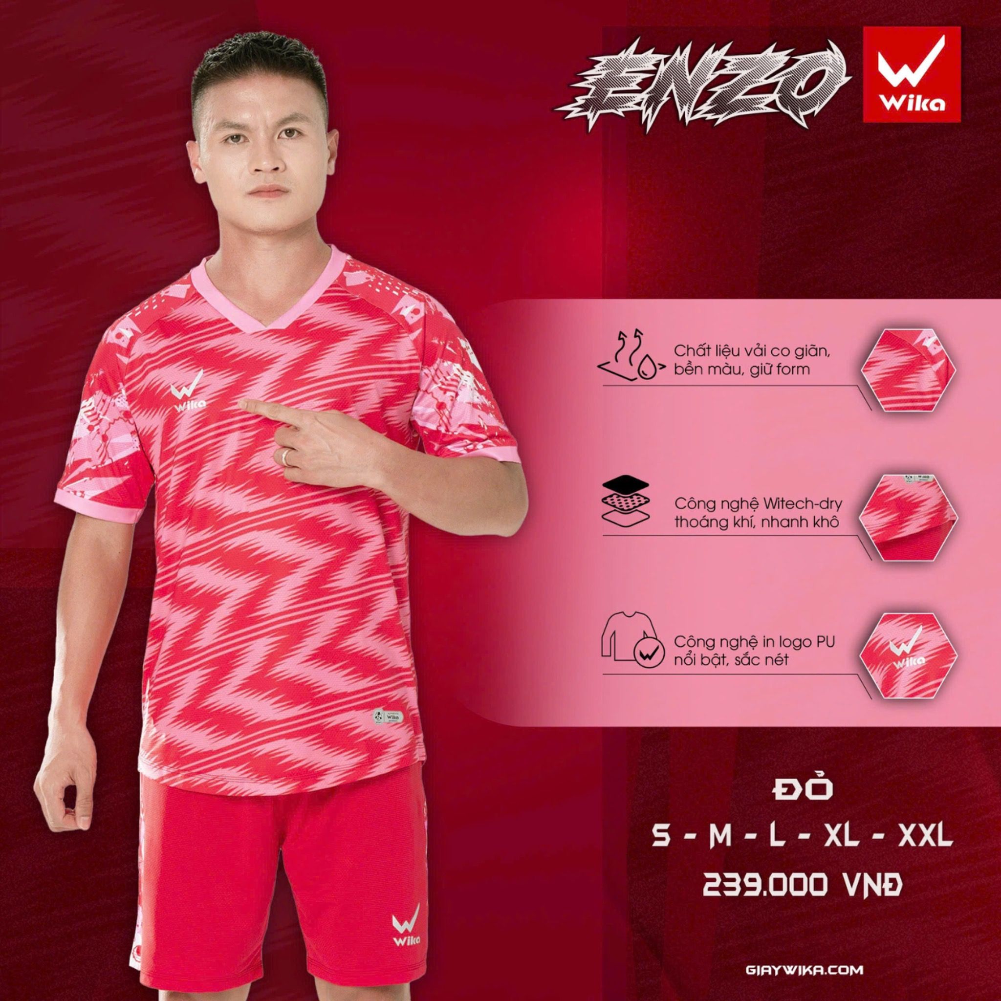  Bộ bóng đá WIKA ENZO 