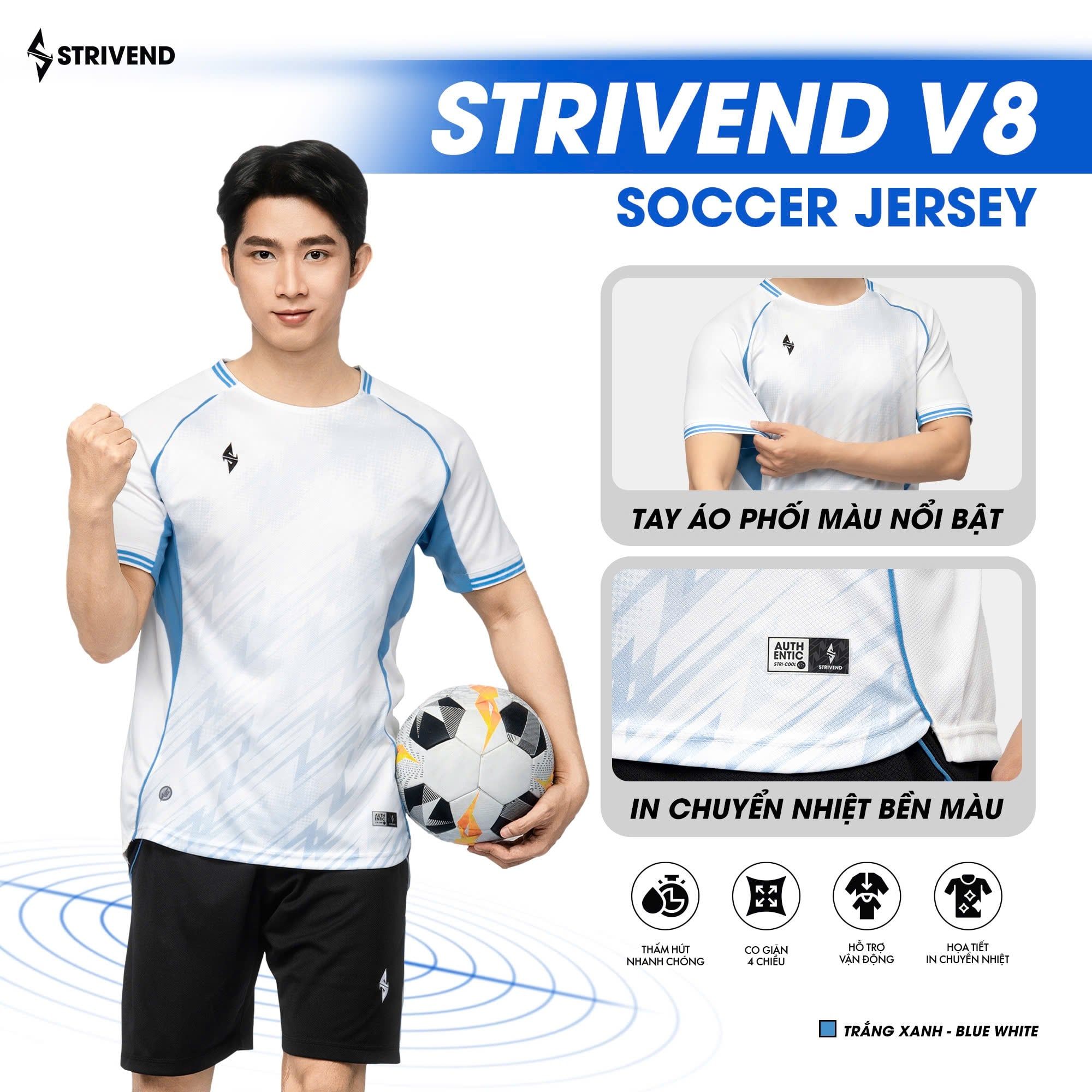  Bộ Quần Áo Bóng Đá Strivend V8 