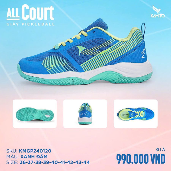  Giày Pickleball KAMITO ALL COURT 