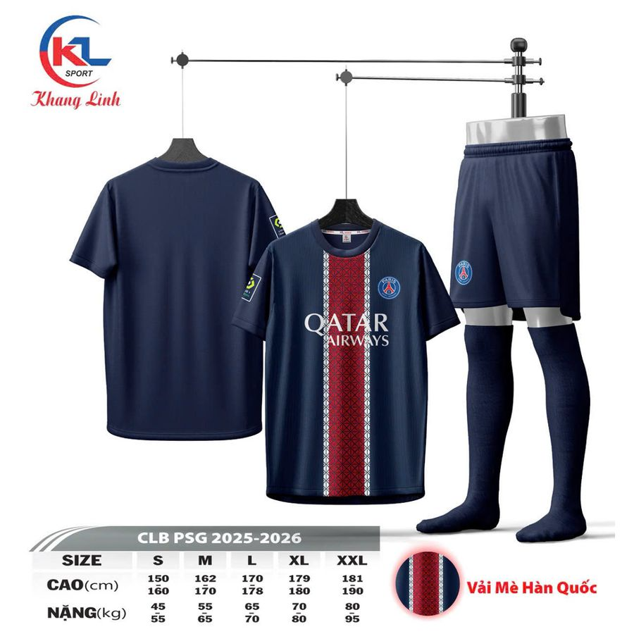  Quần áo CLB PSG (thun mè HQ) 