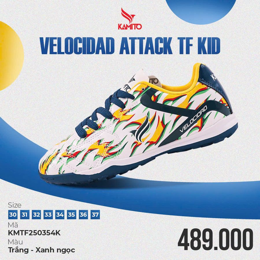  Giày đá bóng Kamito Velocidad ATTACK KID TF 