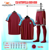  Quần áo CLB ASTON VILLA (thun mè HQ) 