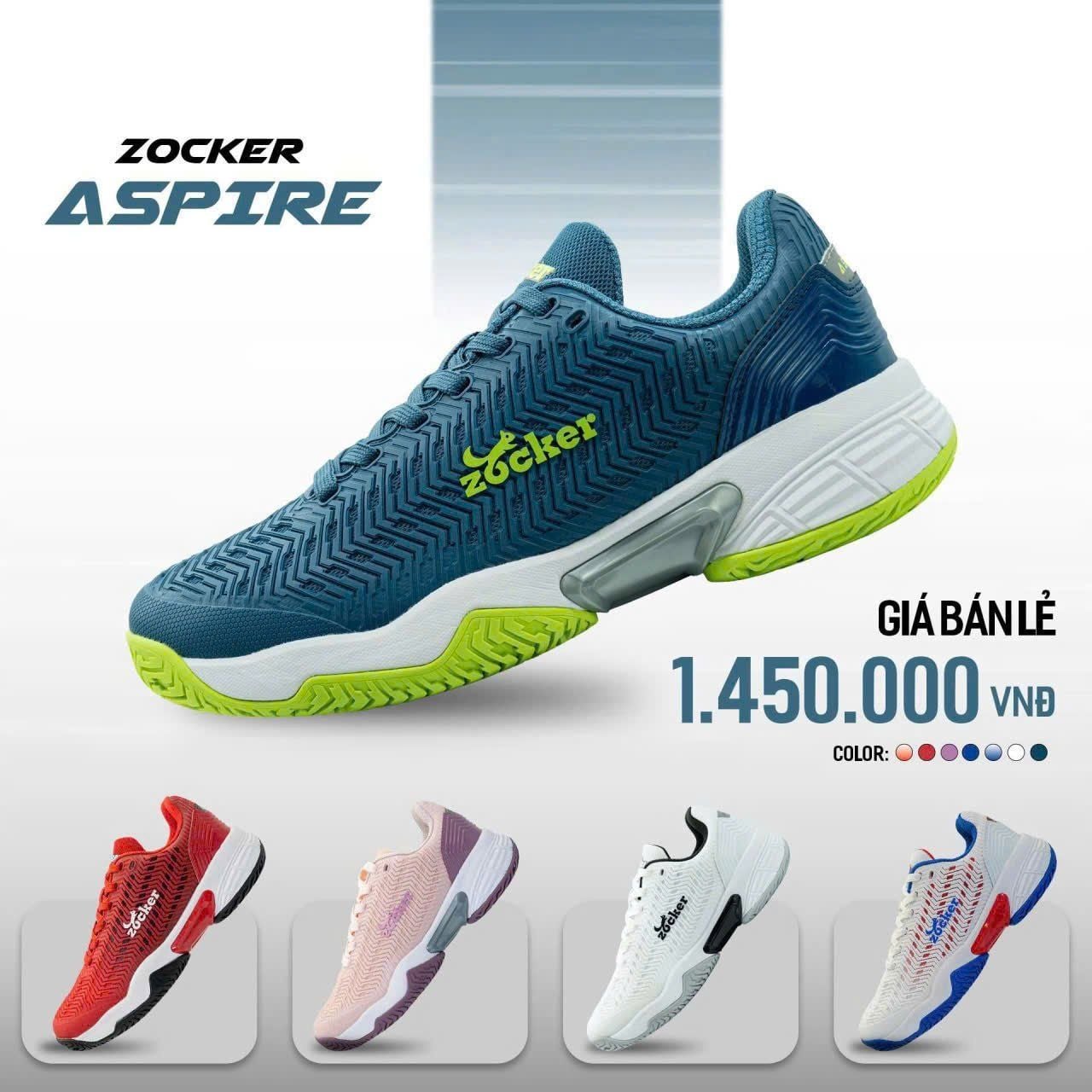  Giày Pickball ZOCKER ASPIRE 