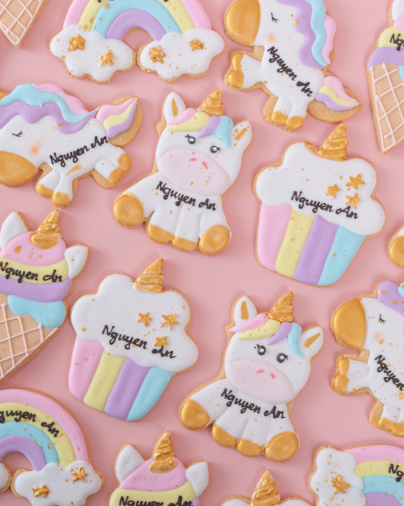 Custom Cookie Chủ Đề Unicorn