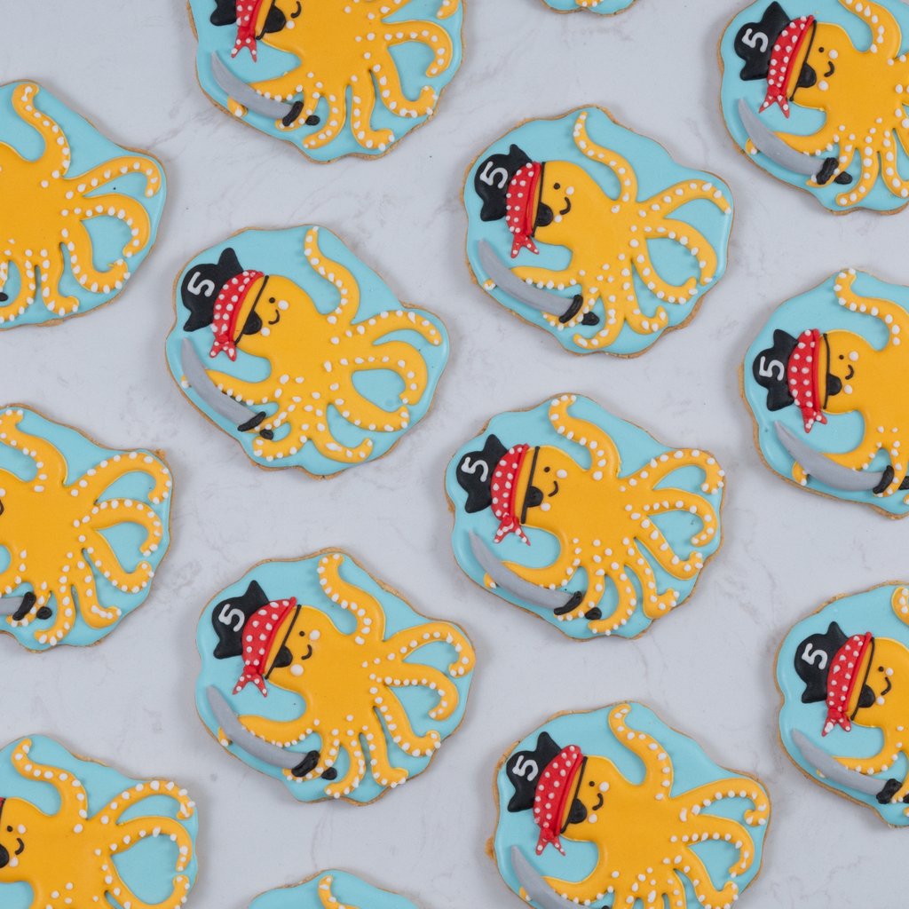 Custom Cookie Chủ Đề Cướp Biển Bạch Tuột