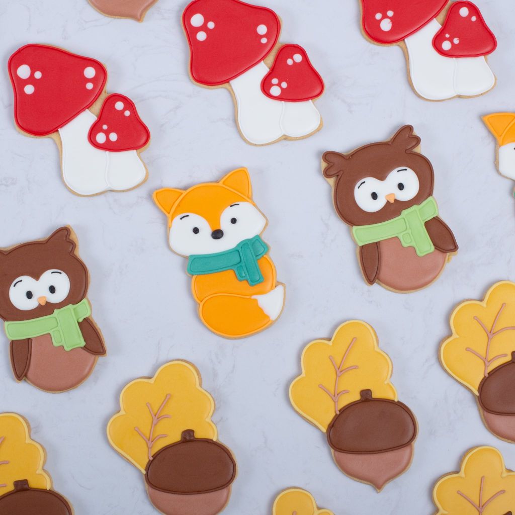 Custom Cookie Chủ Đề Khu Rừng Đáng Yêu