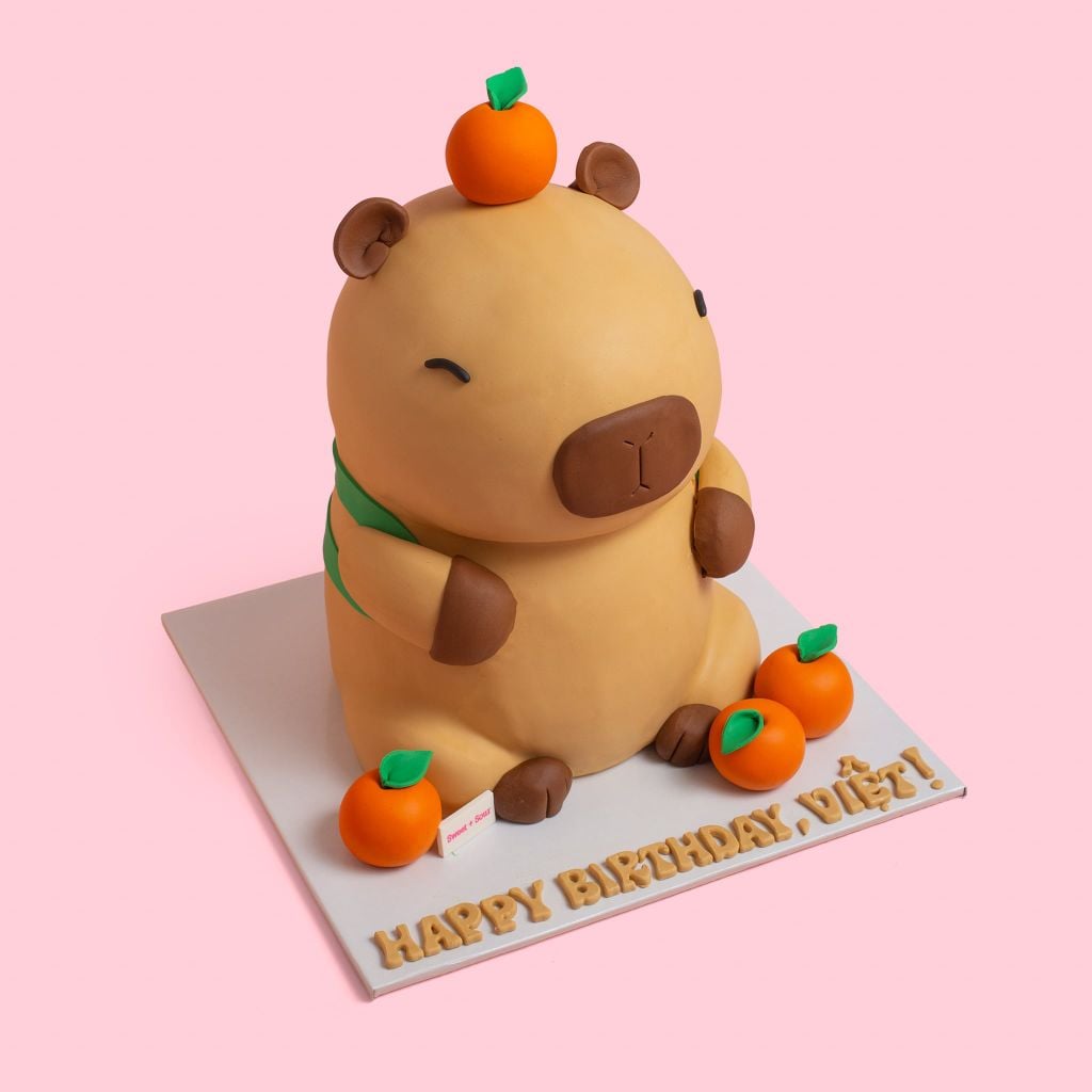 Bánh Sinh Nhật Tạo Hình Capybara