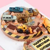 Bánh Sinh Nhật Chủ Đề Xe Công Trường Số 9