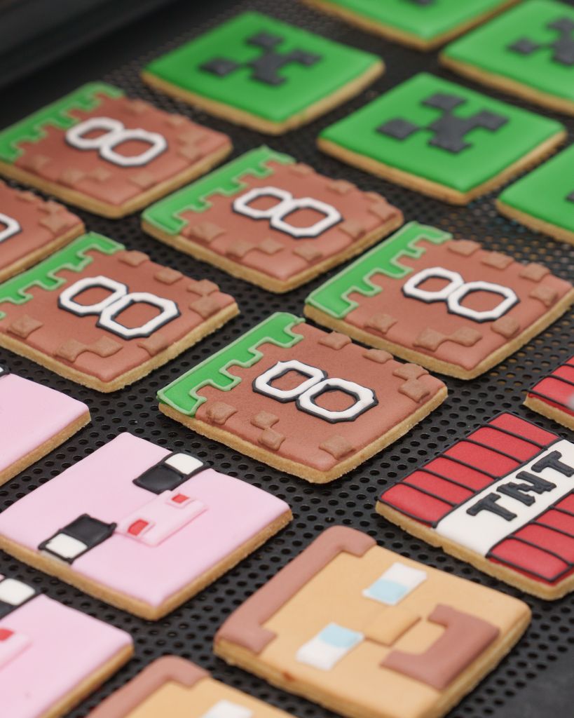 Custom Cookie Chủ Đề Minecraft