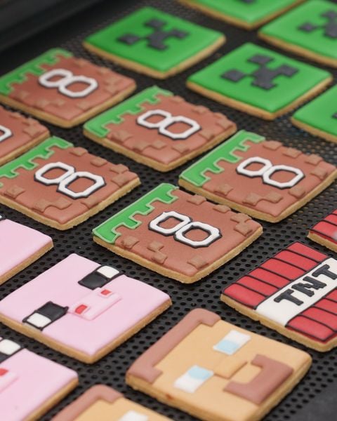Custom Cookie Chủ Đề Minecraft