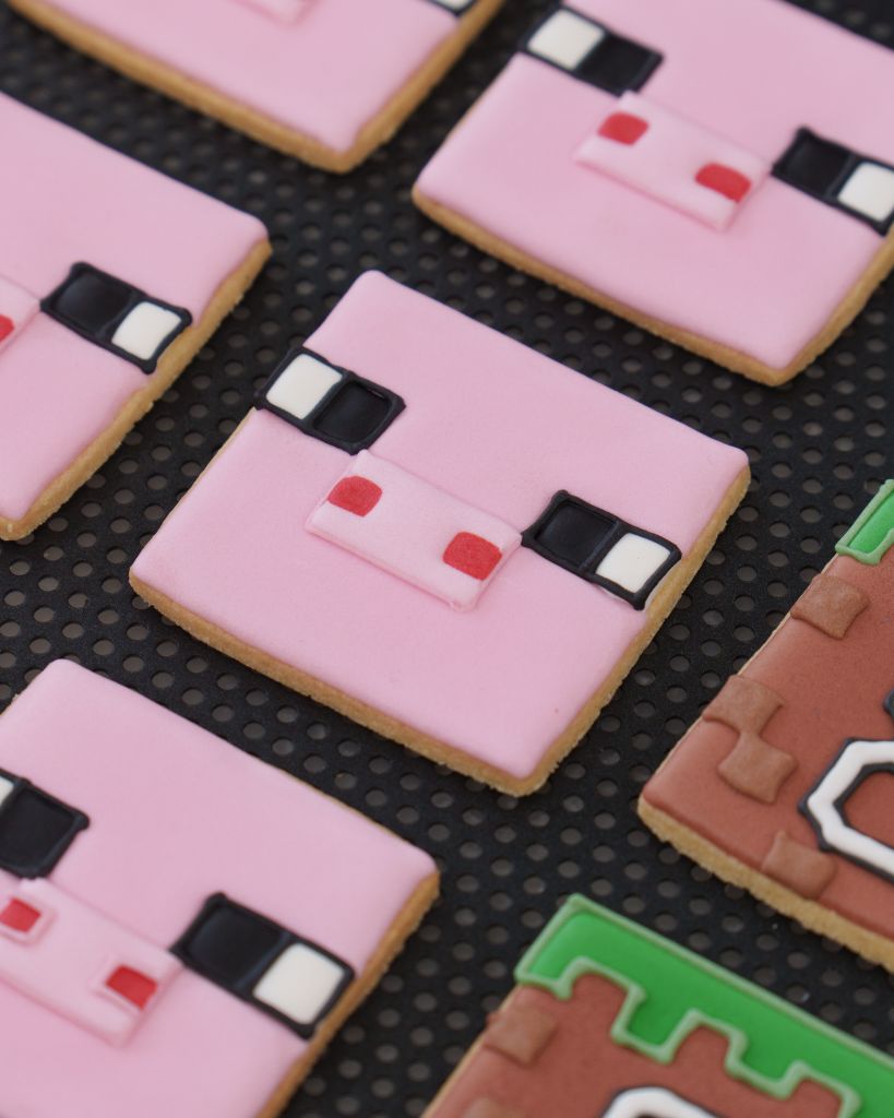 Custom Cookie Chủ Đề Minecraft