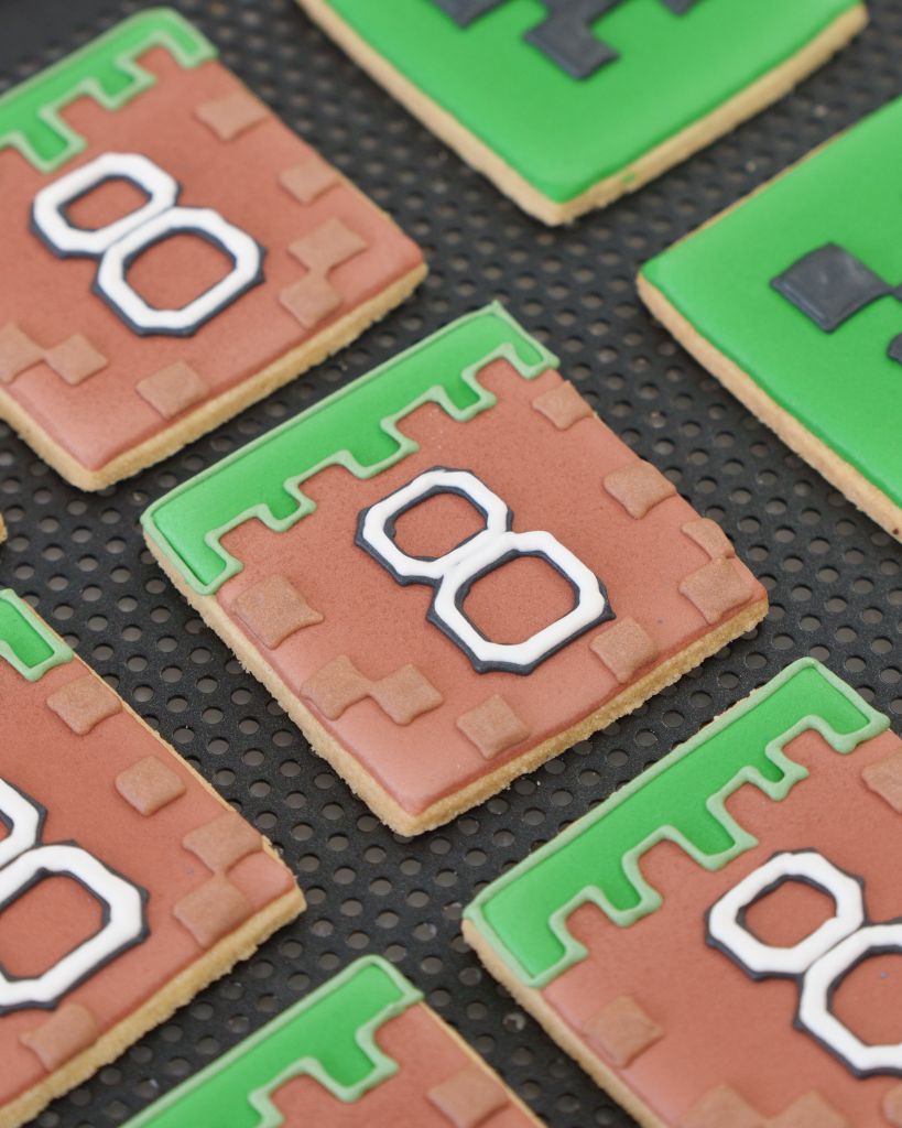 Custom Cookie Chủ Đề Minecraft