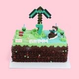 Bánh Sinh Nhật Chủ Đề Minecraft