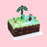Bánh Sinh Nhật Chủ Đề Minecraft