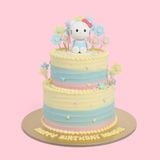 Bánh Sinh Nhật Chủ Đề Hello Kitty