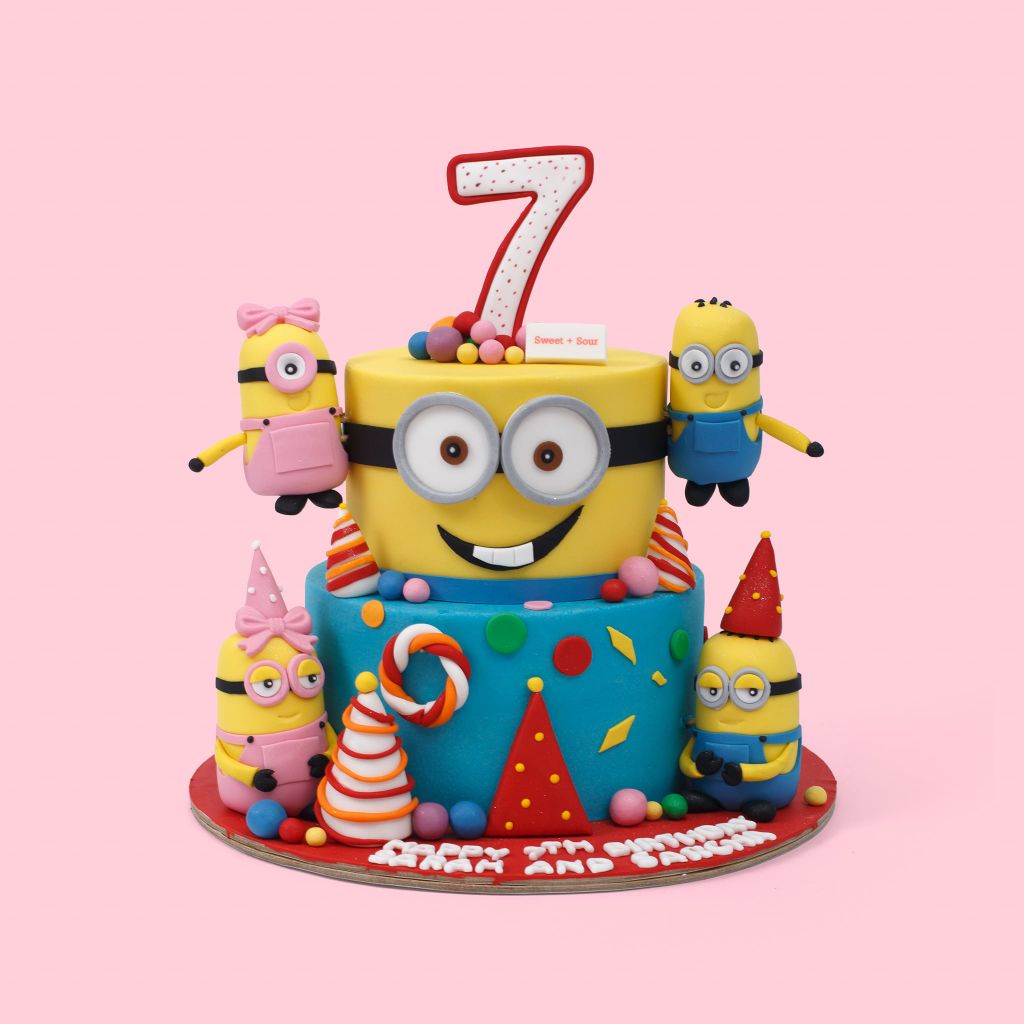 Bánh Sinh Nhật Minions 2 Tầng