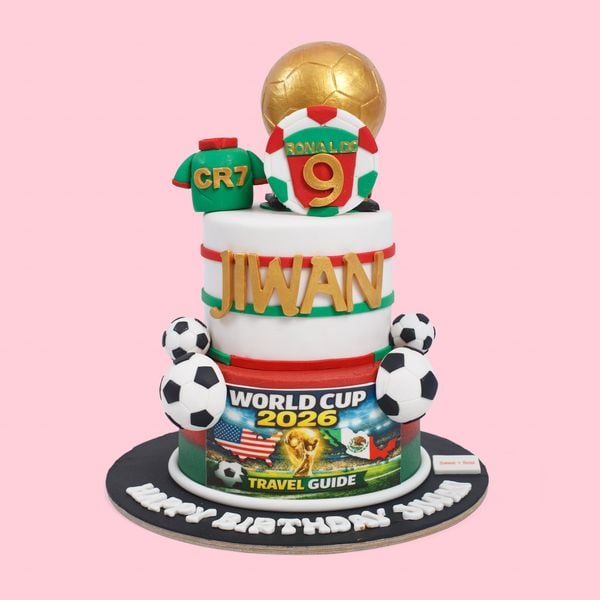 Bánh Sinh Nhật Chủ Đề Bóng Đá World Cup