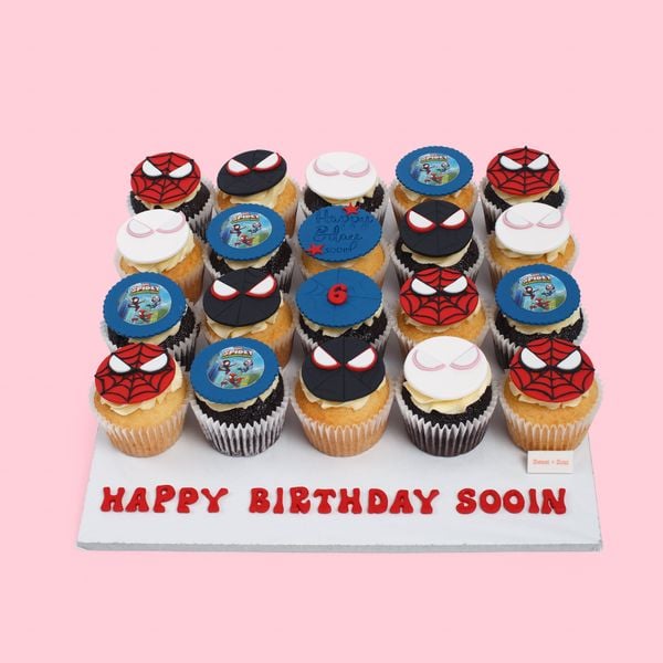 Cupcake Chủ Đề Spiderman