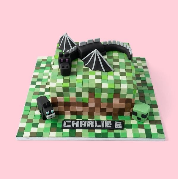 Bánh Kem Sinh Nhật Minecraft Dragon