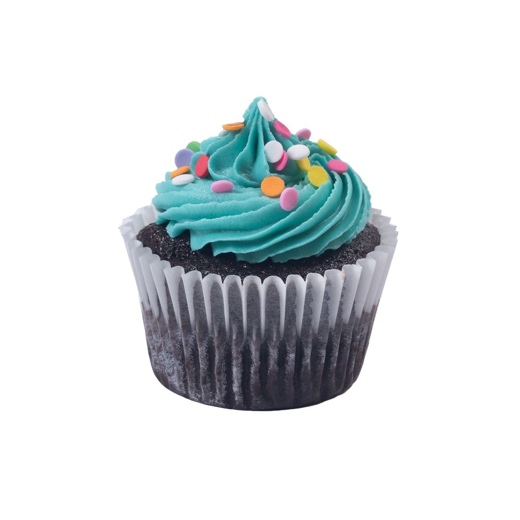 Black & White Cupcake