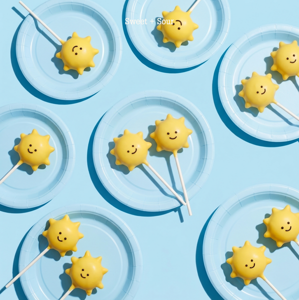 Custom Cake Pop Mặt Trời Đáng Yêu