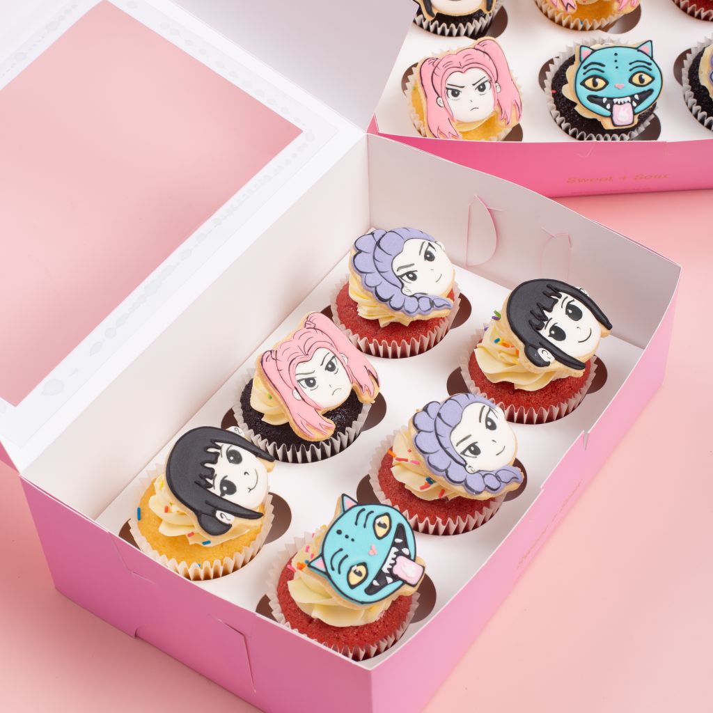 Cupcake Chủ Đề Kpop Demon Hunters