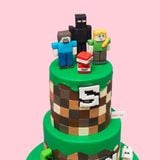 Bánh Sinh Nhật Chủ Đề Minecraft 2 Tầng #2