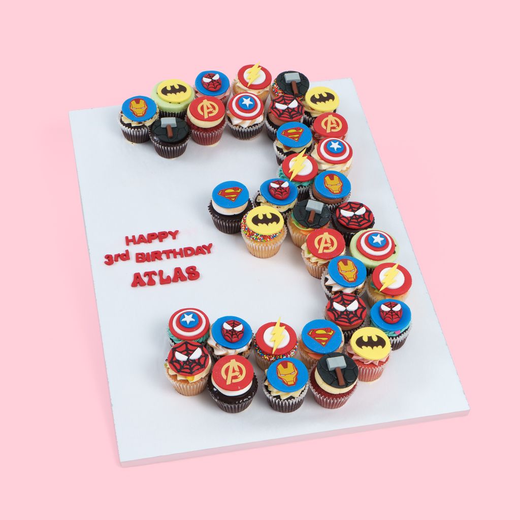 Cupcake Xếp Số 3