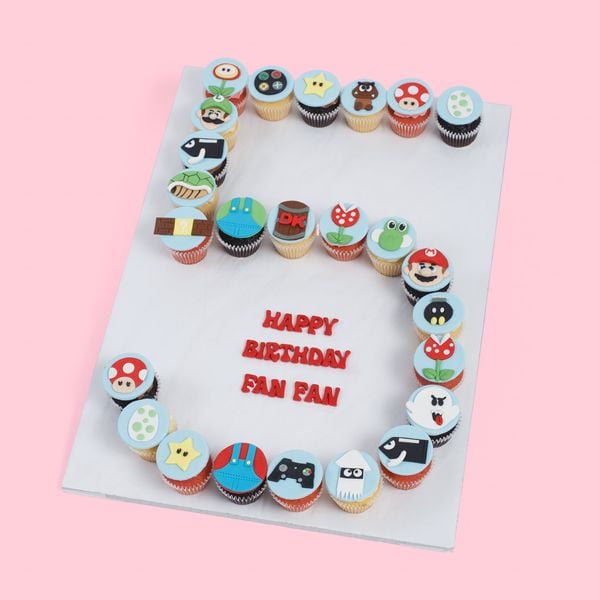 Cupcake Xếp Số 5