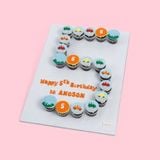 Cupcake Xếp Số 5
