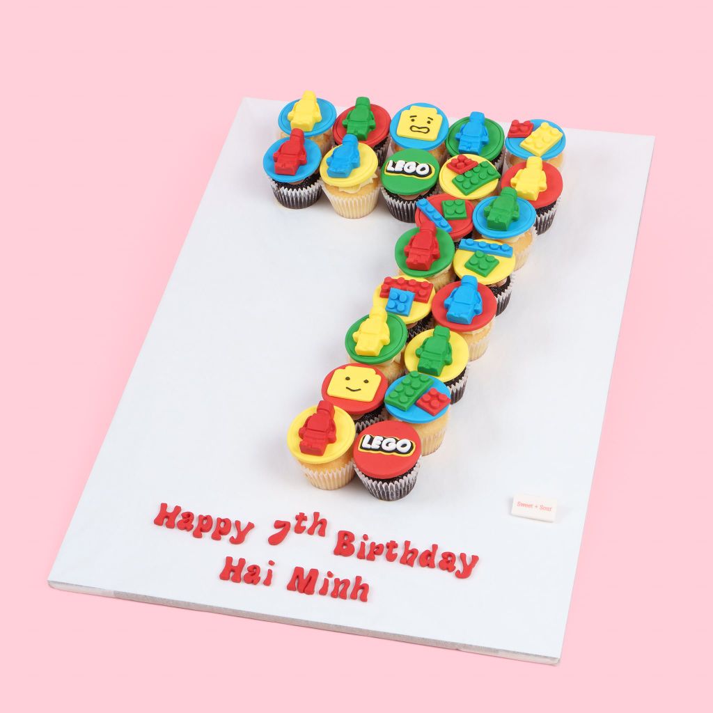 Cupcake Xếp Số 7