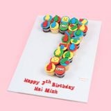 Cupcake Xếp Số 7