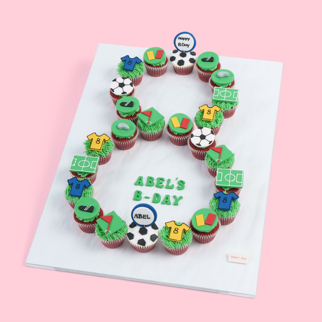 Cupcake Xếp Số 8