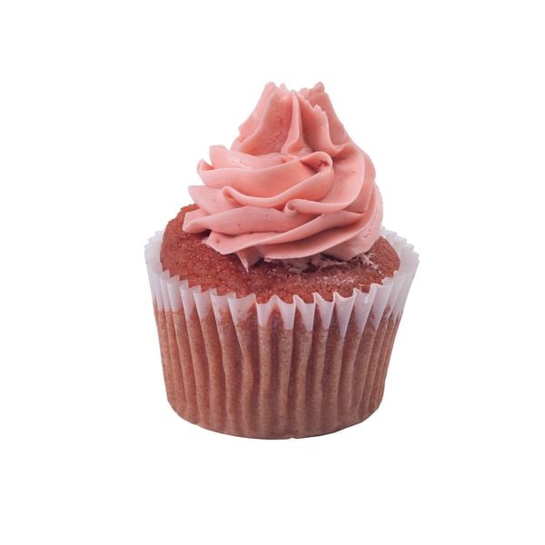 Strawberry Velvet Cupcake
