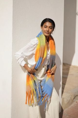  Khăn Choàng Len Thu Đông Luna Llena 